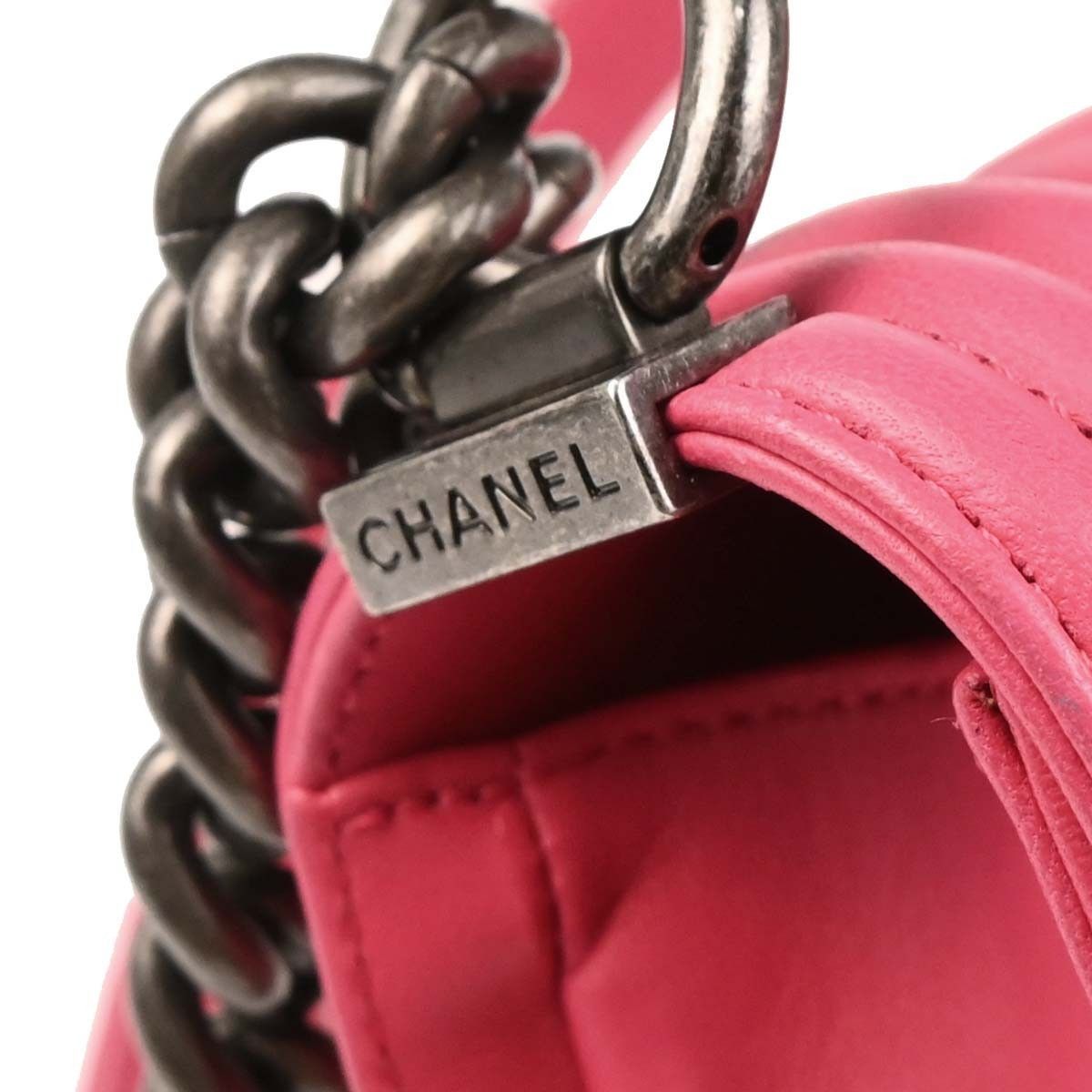 Chanel Chanel Square Boy Flap Bag Quilted Lambskin Size ONE SIZE - 9 Thumbnail