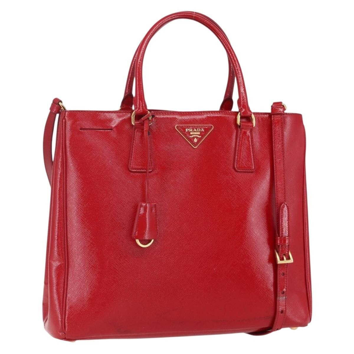 Prada Prada Lux Open Tote Vernice Saffiano Leather Size ONE SIZE - 14 Thumbnail