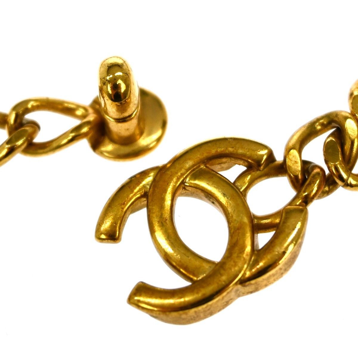 Chanel Chanel Vintage Turnlock Reissue Chain Necklace Metal Size ONE SIZE - 3 Thumbnail