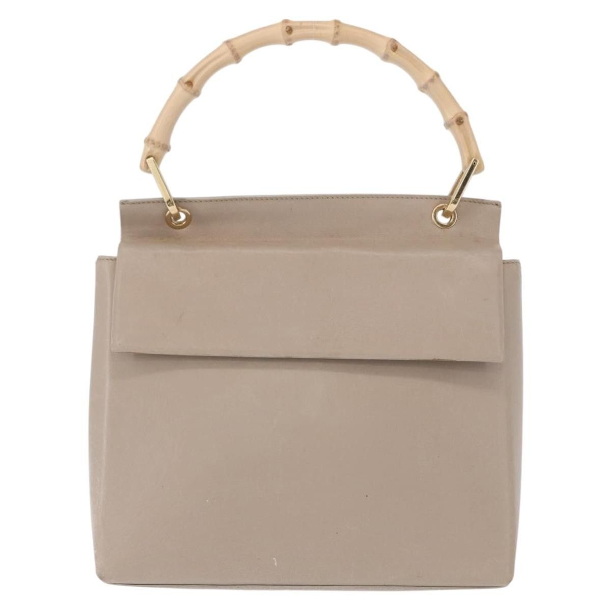 Gucci Gucci Vintage Bamboo Handle Leather Size ONE SIZE - 19 Thumbnail