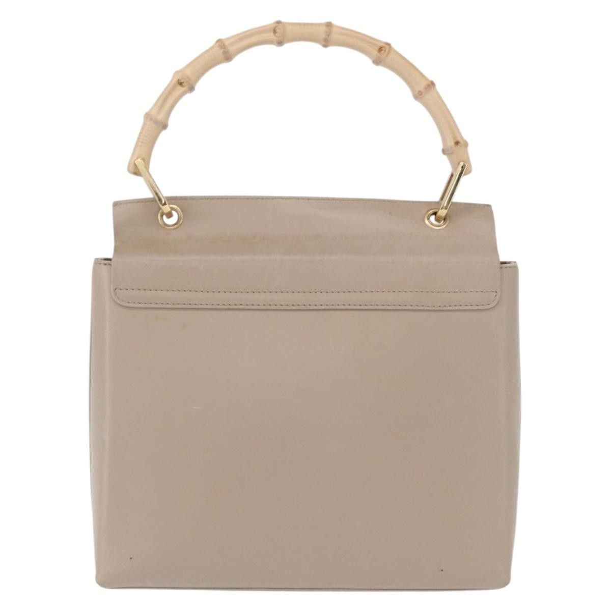 Gucci Gucci Vintage Bamboo Handle Leather Size ONE SIZE - 2 Thumbnail
