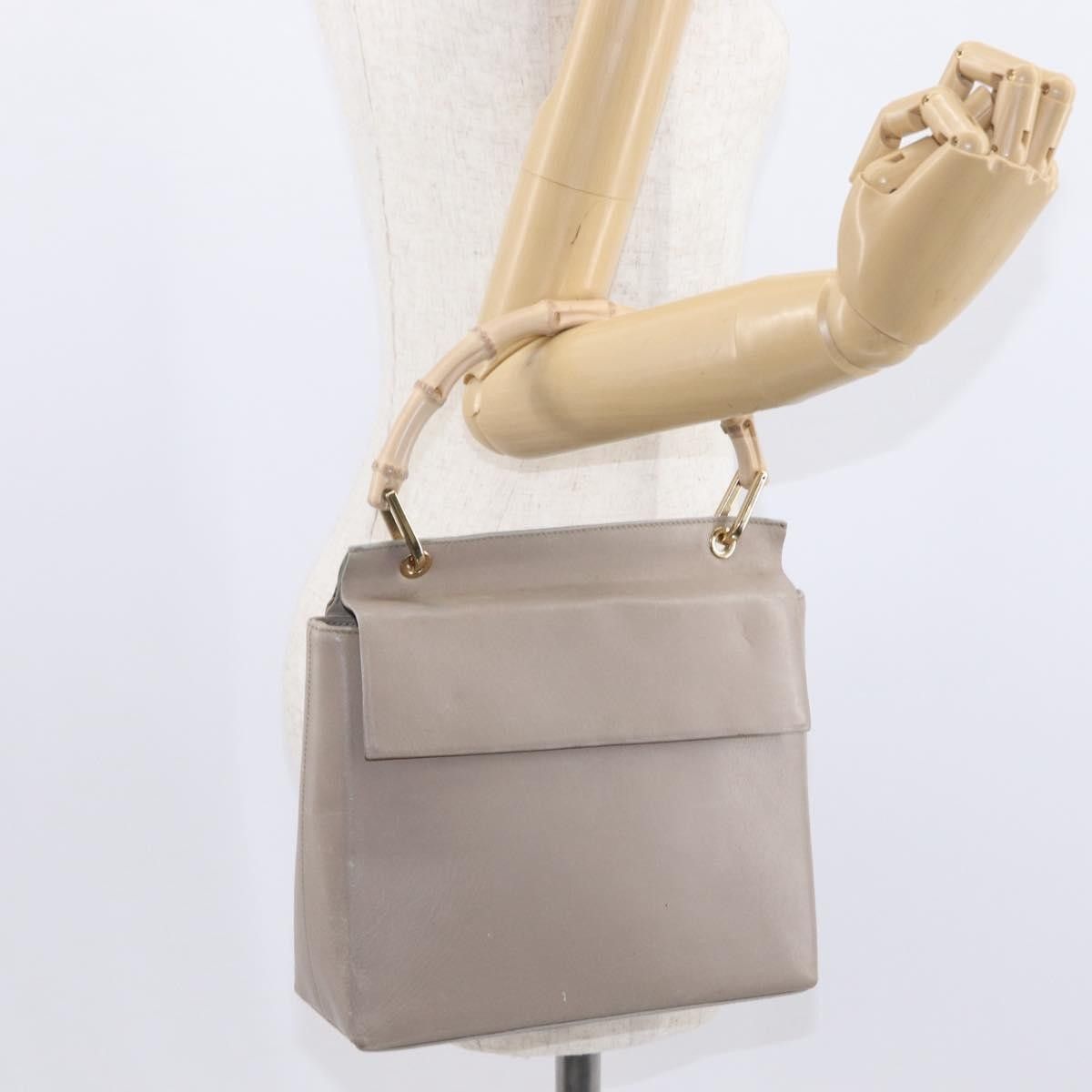 Gucci Gucci Vintage Bamboo Handle Leather Size ONE SIZE - 13 Thumbnail