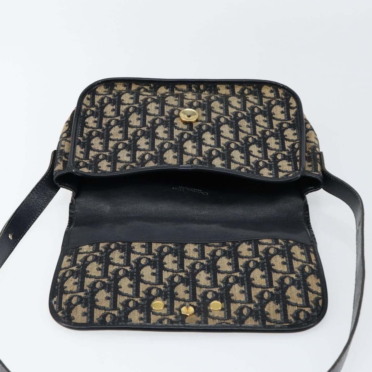 Dior Christian Dior Vintage Trotter Shoulder Bag Canvas Size ONE SIZE - 19 Thumbnail