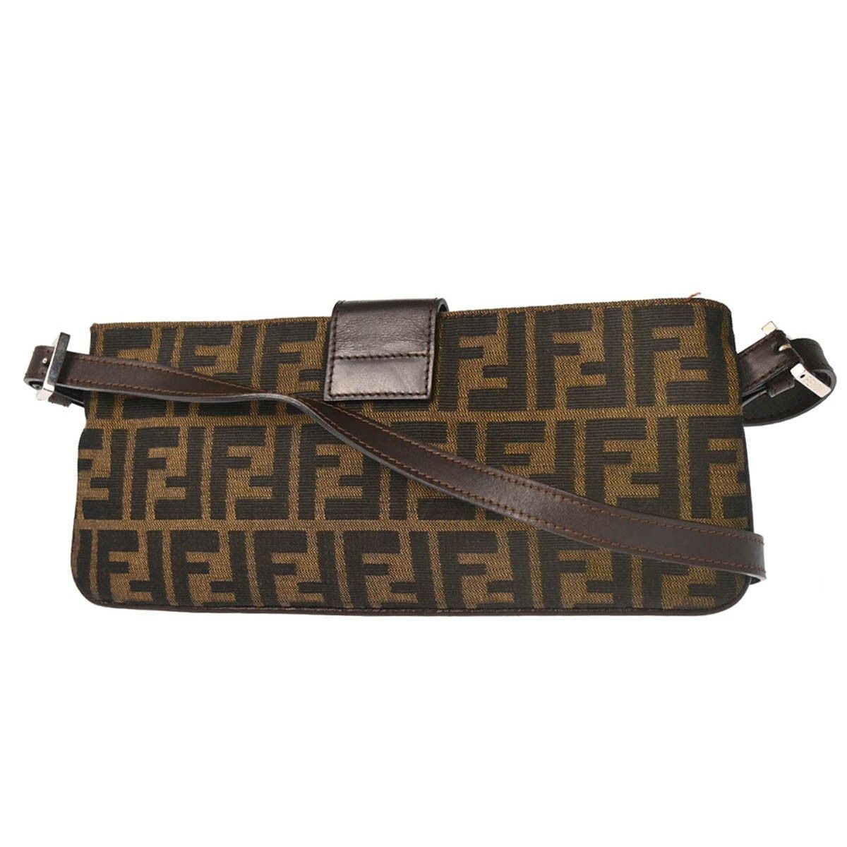 Fendi Fendi Baguette Pochette Zucca Canvas Size ONE SIZE - 2 Thumbnail