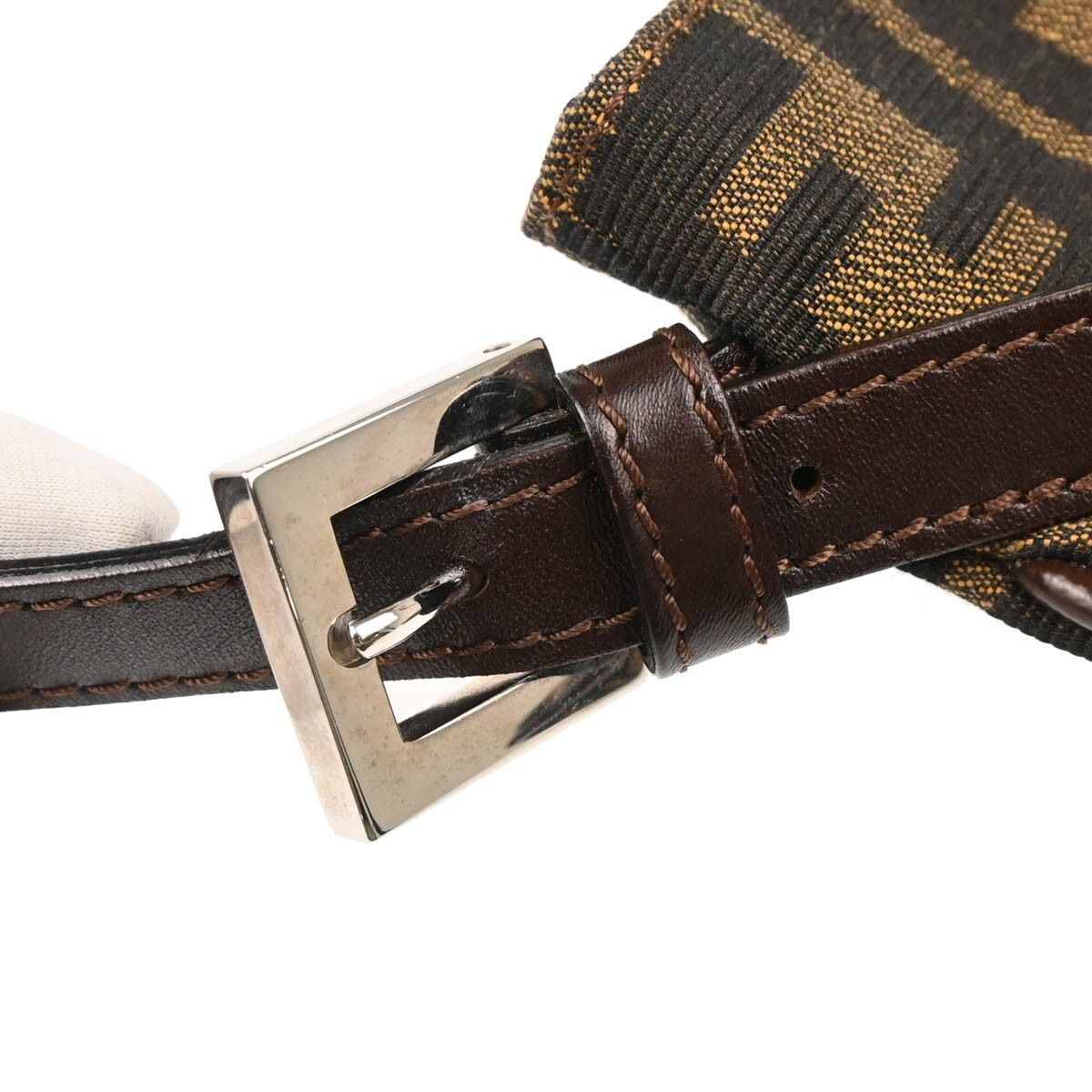 Fendi Fendi Baguette Pochette Zucca Canvas Size ONE SIZE - 6 Thumbnail