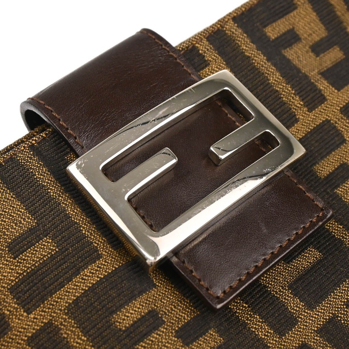 Fendi Fendi Baguette Pochette Zucca Canvas Size ONE SIZE - 10 Thumbnail