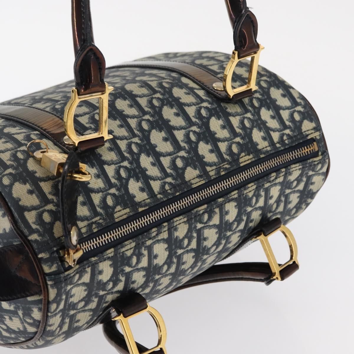 Dior Christian Dior Vintage Trotter Boston Bag Diorissimo Canvas Size ONE SIZE - 14 Thumbnail