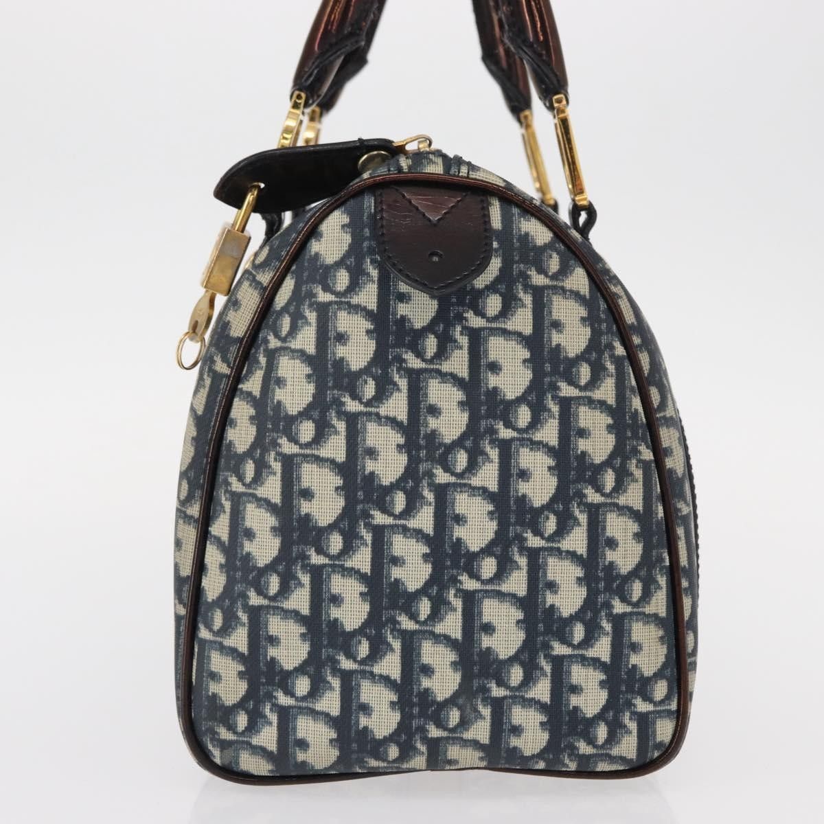 Dior Christian Dior Vintage Trotter Boston Bag Diorissimo Canvas Size ONE SIZE - 4 Thumbnail