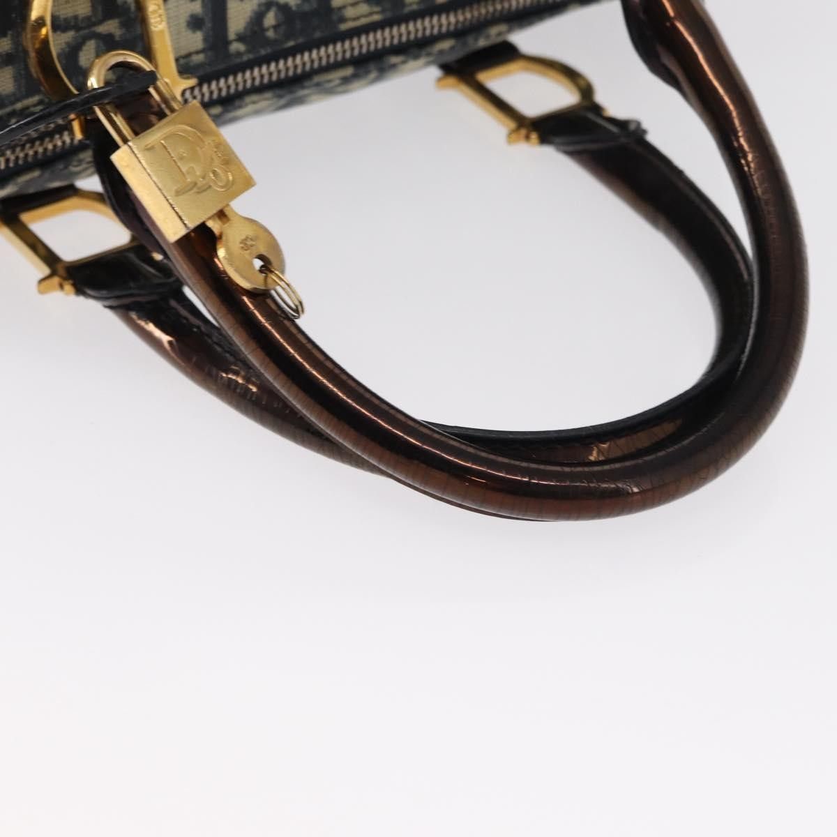 Dior Christian Dior Vintage Trotter Boston Bag Diorissimo Canvas Size ONE SIZE - 8 Thumbnail