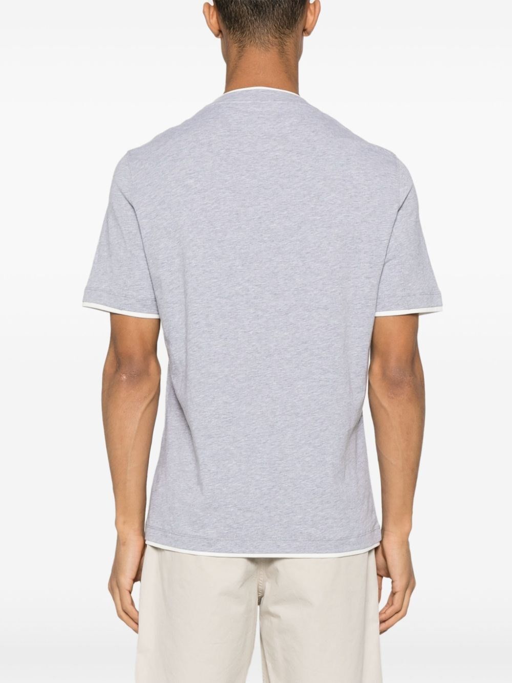Brunello Cucinelli T-Shirt With Faux-Layering Size US M / EU 48-50 / 2 - 3 Thumbnail