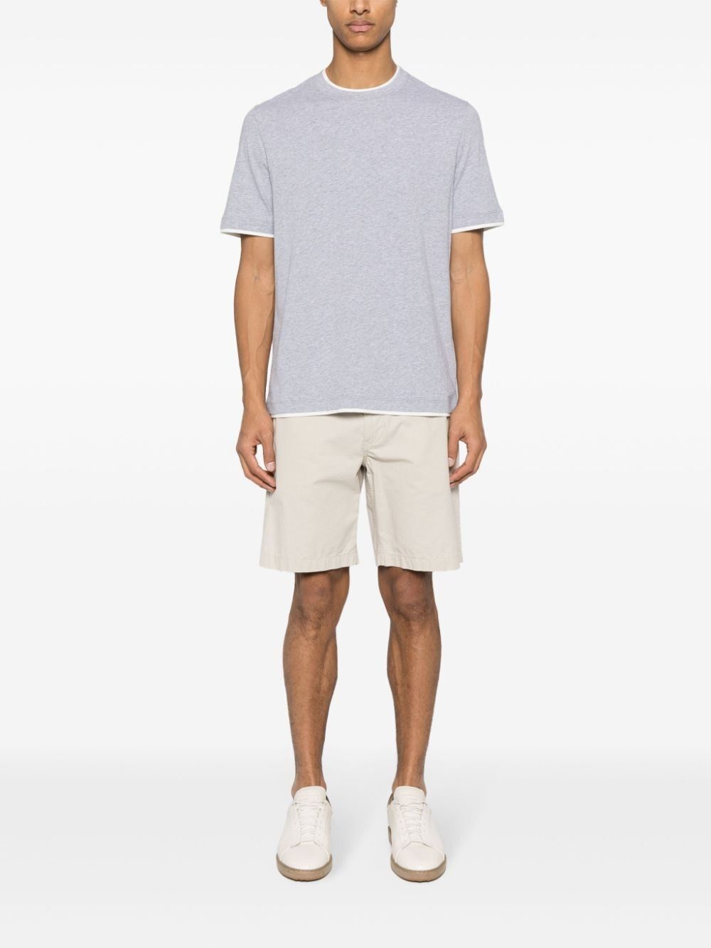 Brunello Cucinelli T-Shirt With Faux-Layering Size US M / EU 48-50 / 2 - 2 Thumbnail