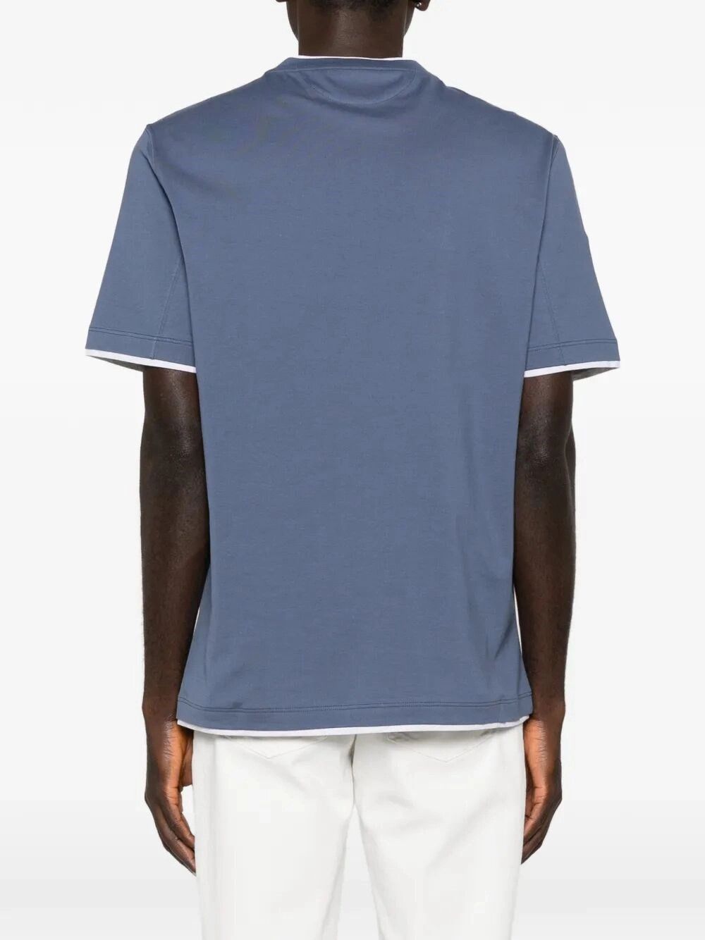 Brunello Cucinelli T-Shirt With Faux-Layering Size US XS / EU 42 / 0 - 4 Thumbnail