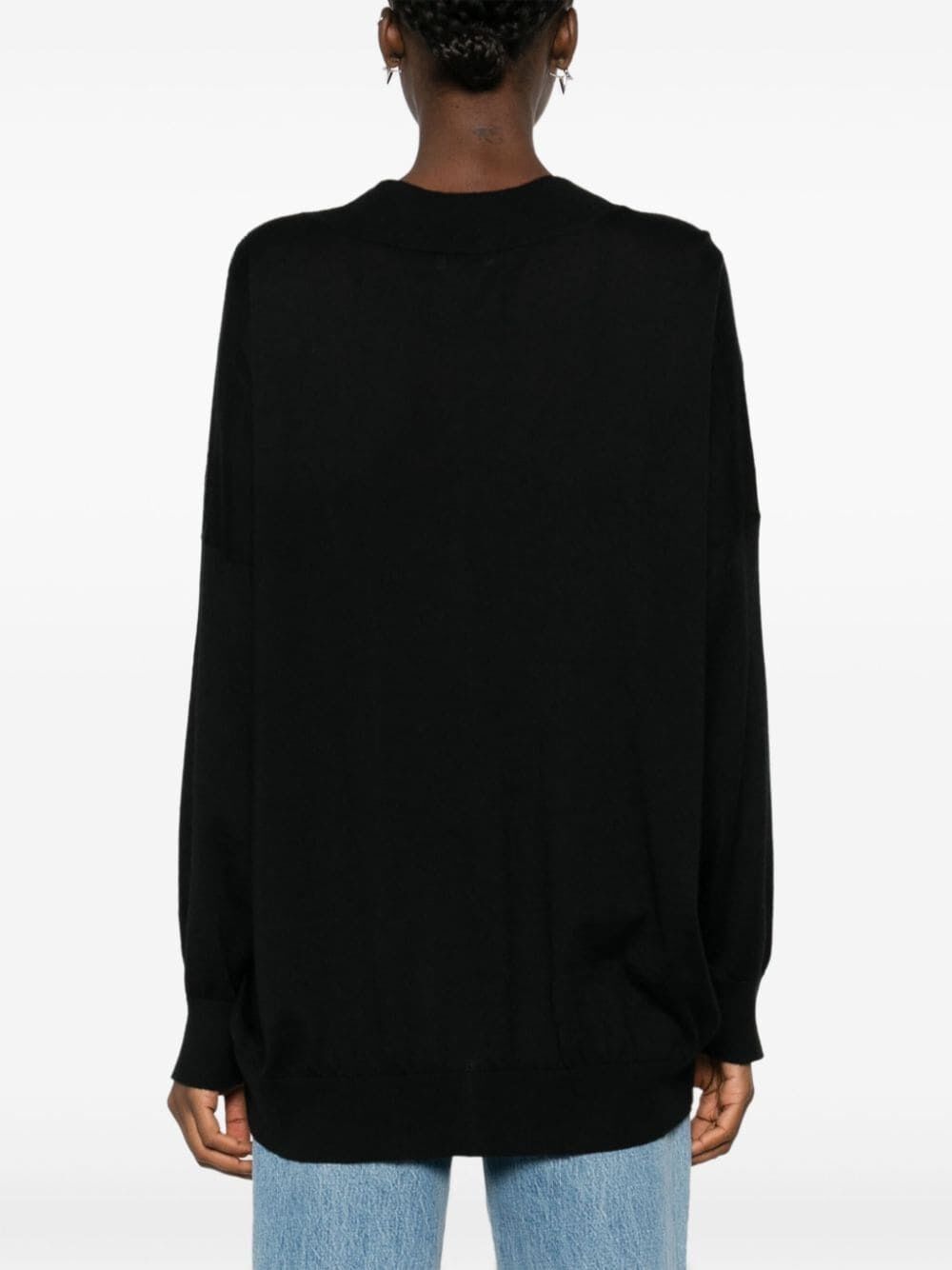 Brunello Cucinelli Long Sleeve V-Neck Sweater Size XL / US 12-14 / IT 48-50 - 3 Thumbnail