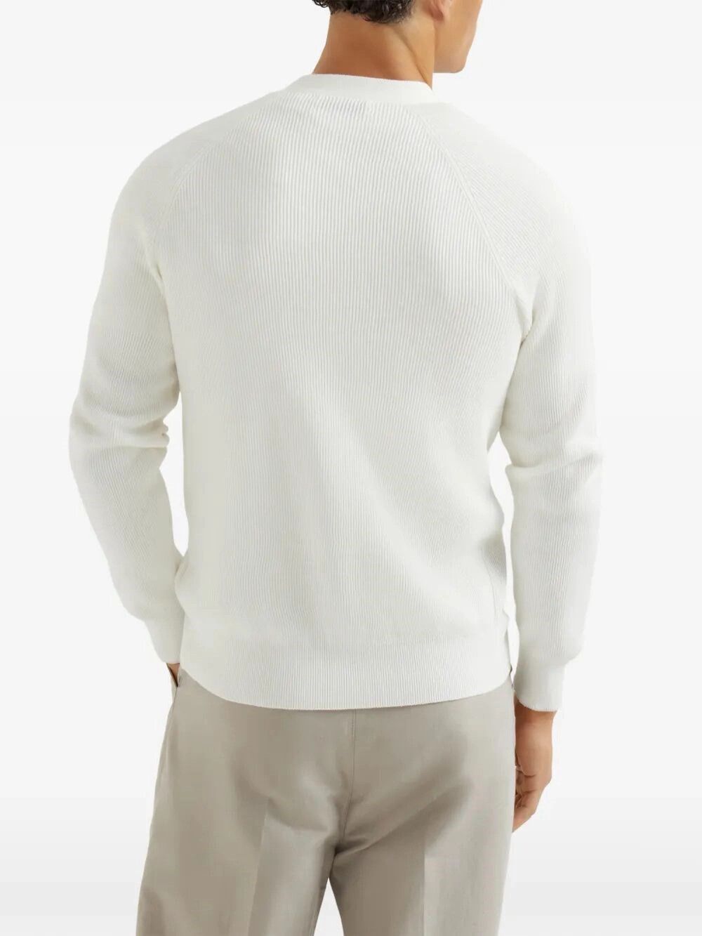 Brunello Cucinelli English Rib Knit Cardigan Size US L / EU 52-54 / 3 - 4 Thumbnail