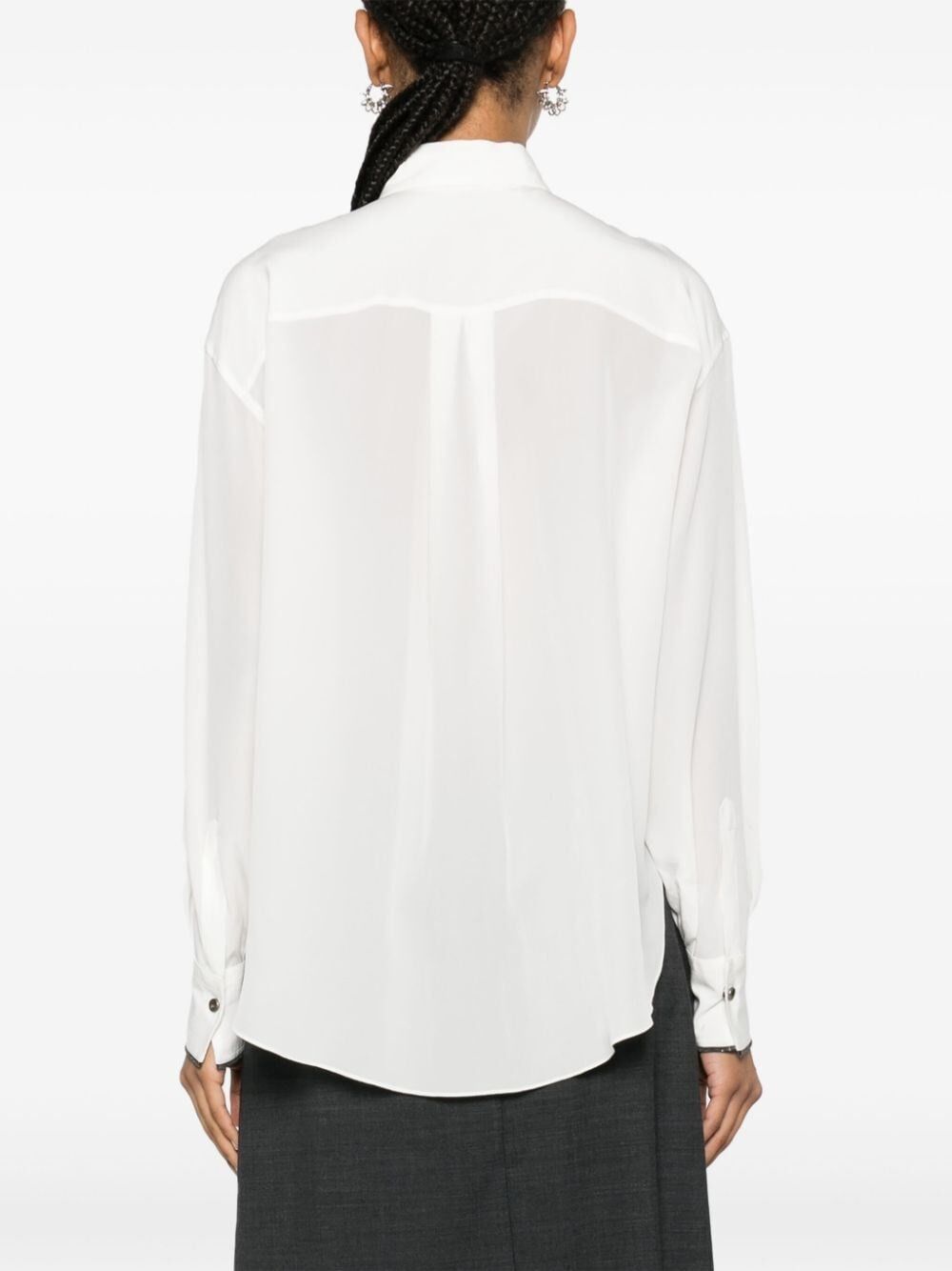 Brunello Cucinelli Long Sleeve Shirt Size L / US 10 / IT 46 - 5 Thumbnail