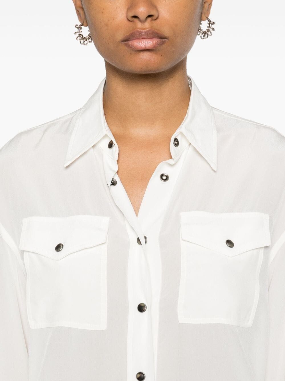 Brunello Cucinelli Long Sleeve Shirt Size L / US 10 / IT 46 - 4 Thumbnail