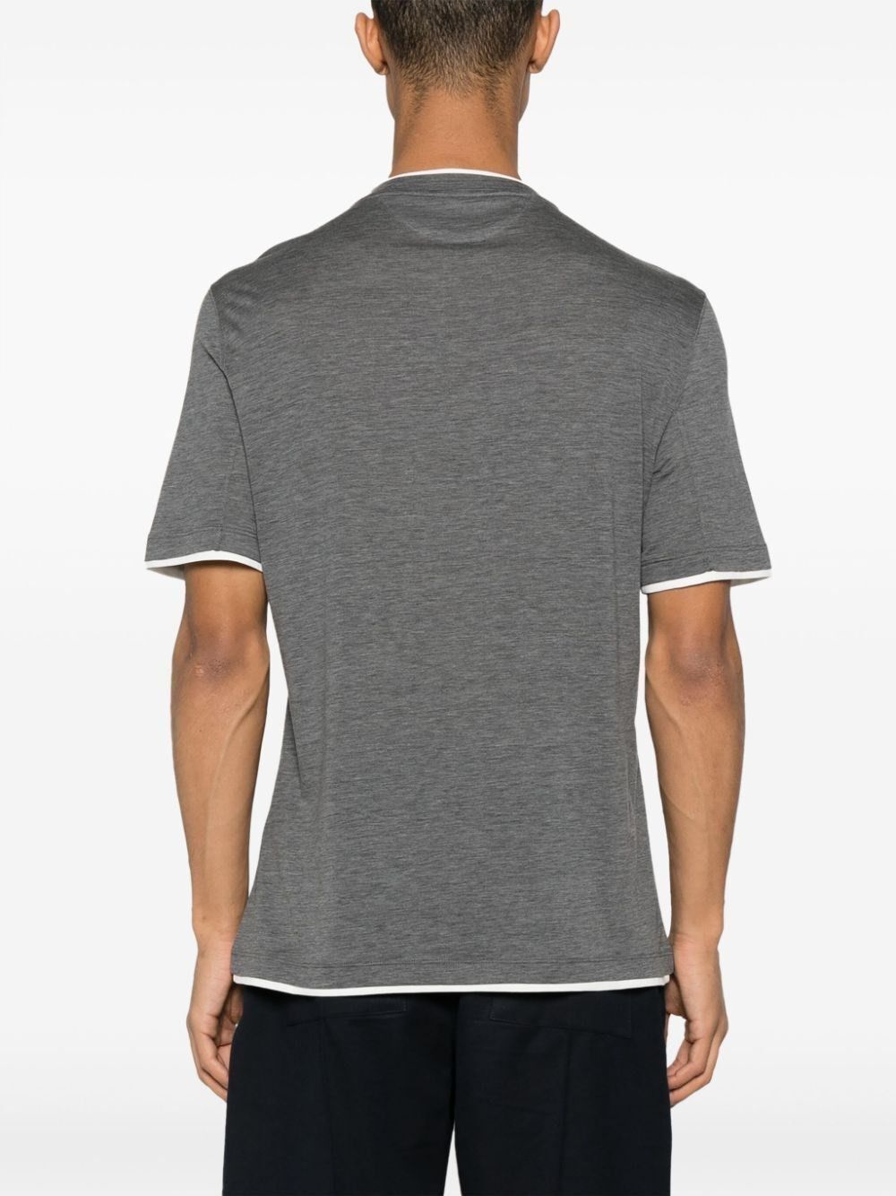 Brunello Cucinelli T-Shirt With Faux-Layering Size US L / EU 52-54 / 3 - 4 Thumbnail