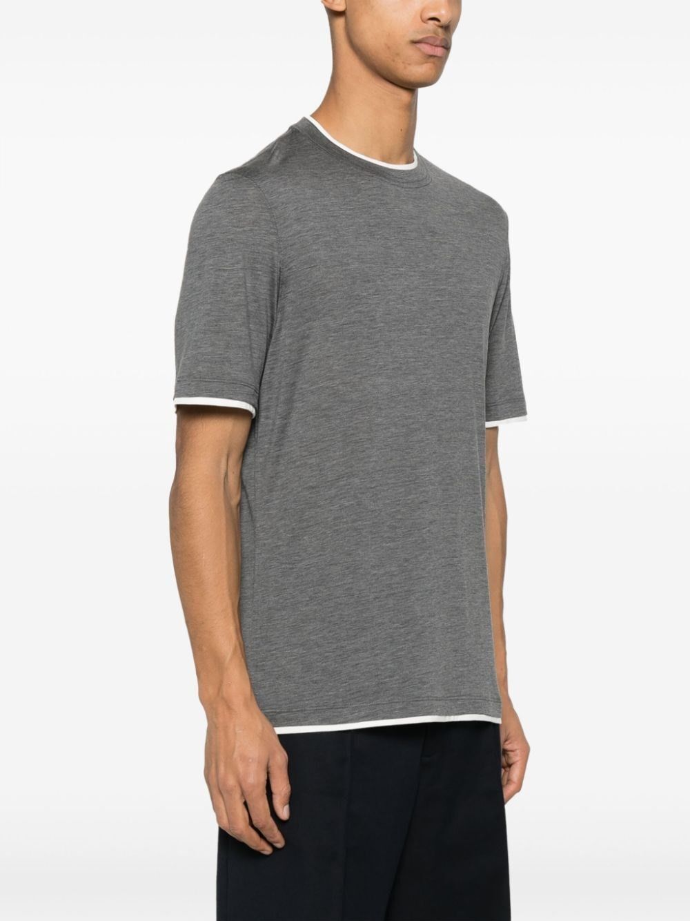 Brunello Cucinelli T-Shirt With Faux-Layering Size US L / EU 52-54 / 3 - 3 Thumbnail