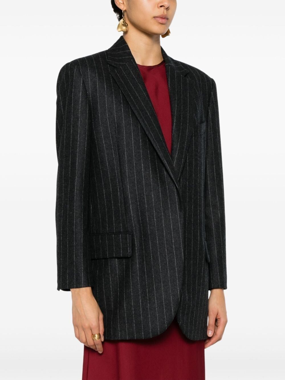 Brunello Cucinelli Long Sleeve Jacket Size M / US 6-8 / IT 42-44 - 4 Thumbnail