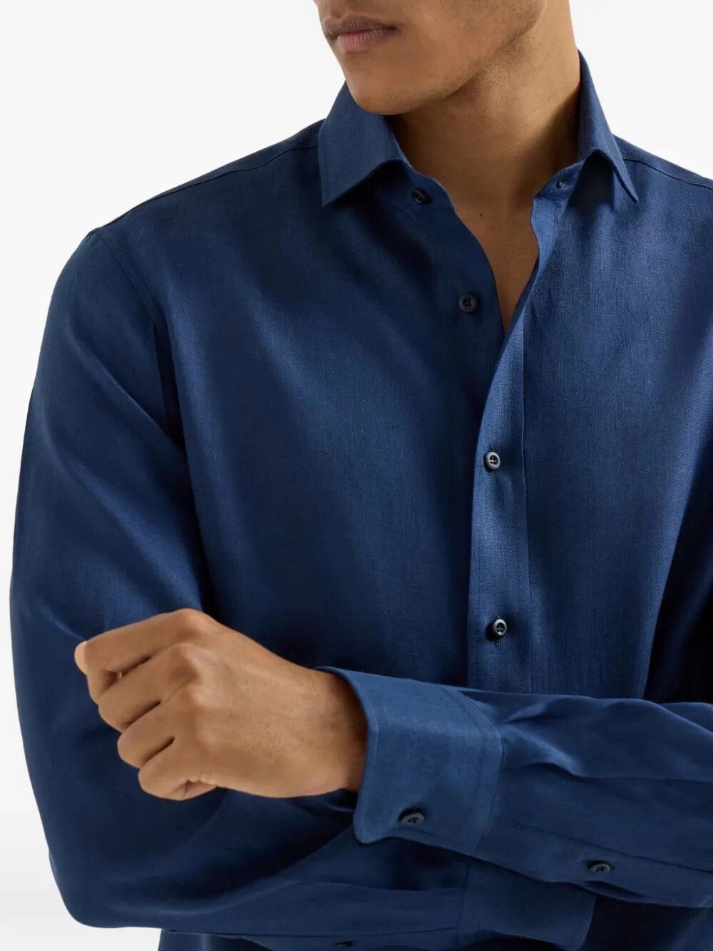 Brunello Cucinelli Linen Shirt Size US XXL / EU 58 / 5 - 4 Thumbnail