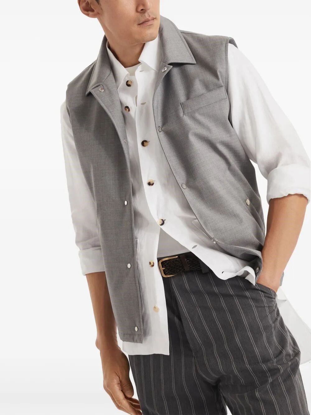 Brunello Cucinelli Shirt Size US XS / EU 42 / 0 - 5 Thumbnail