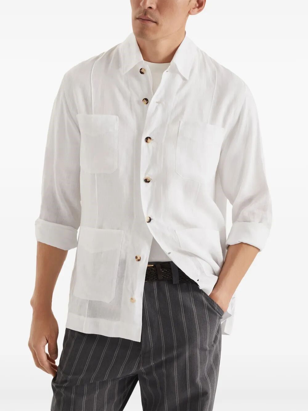 Brunello Cucinelli Shirt Size US XXL / EU 58 / 5 - 3 Thumbnail