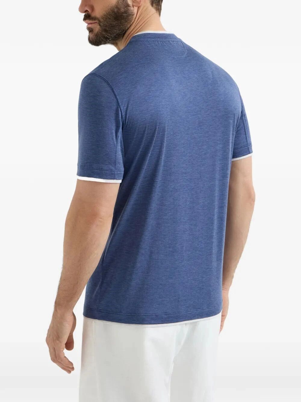 Brunello Cucinelli T-Shirt With Faux-Layering Size US L / EU 52-54 / 3 - 2 Thumbnail