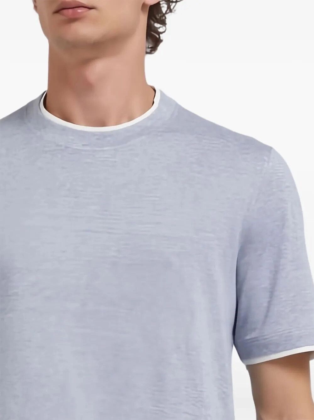 Brunello Cucinelli T-Shirt With Faux-Layering Size US M / EU 48-50 / 2 - 2 Thumbnail