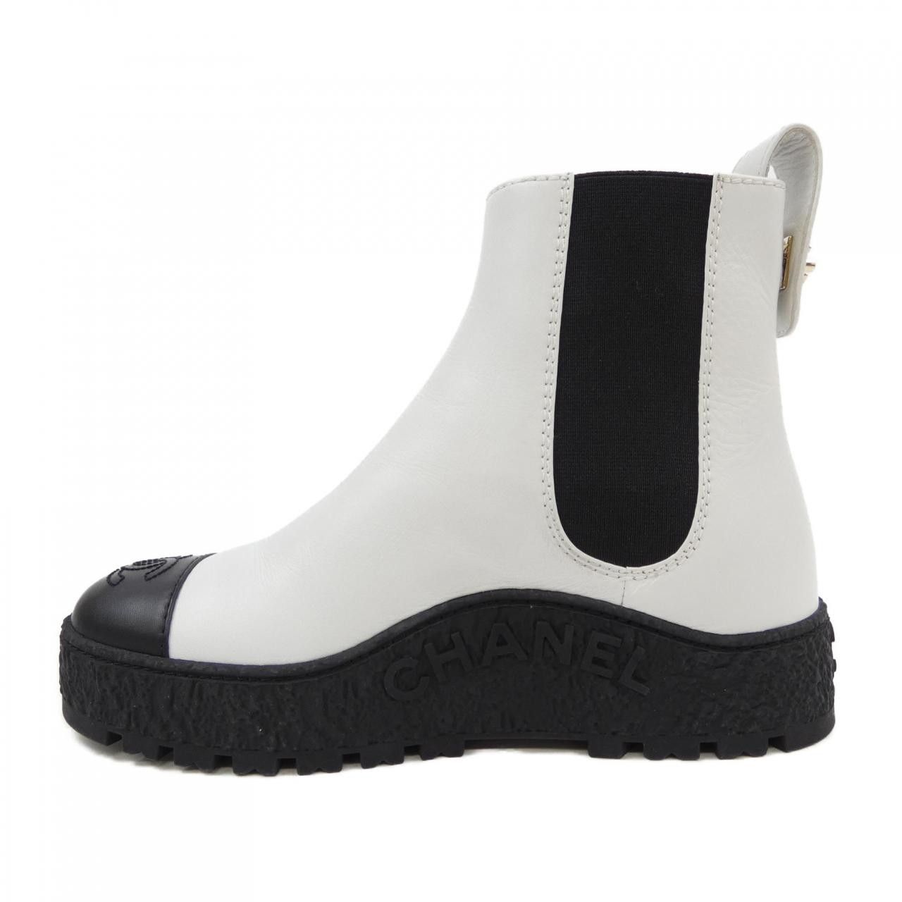 Chanel Chanel Chanel G37927X56283 Calfskin Boots Leather Shoes G37927X56283 DUTY FREE for USA Size ONE SIZE - 2 Thumbnail