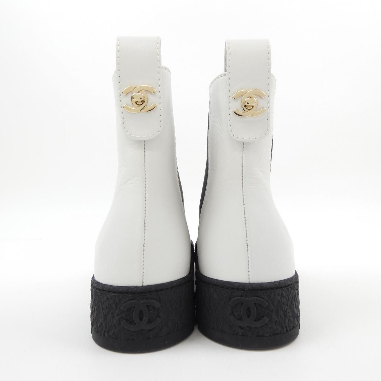 Chanel Chanel Chanel G37927X56283 Calfskin Boots Leather Shoes G37927X56283 DUTY FREE for USA Size ONE SIZE - 5 Thumbnail