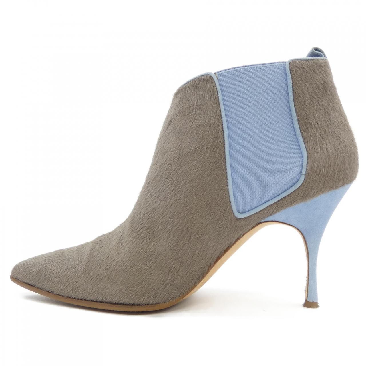 Manolo Blahnik Manolo Blahnik Manolo Blahnik Haircalf Boots Natural Material Shoes DUTY FREE for USA Size ONE SIZE - 2 Thumbnail