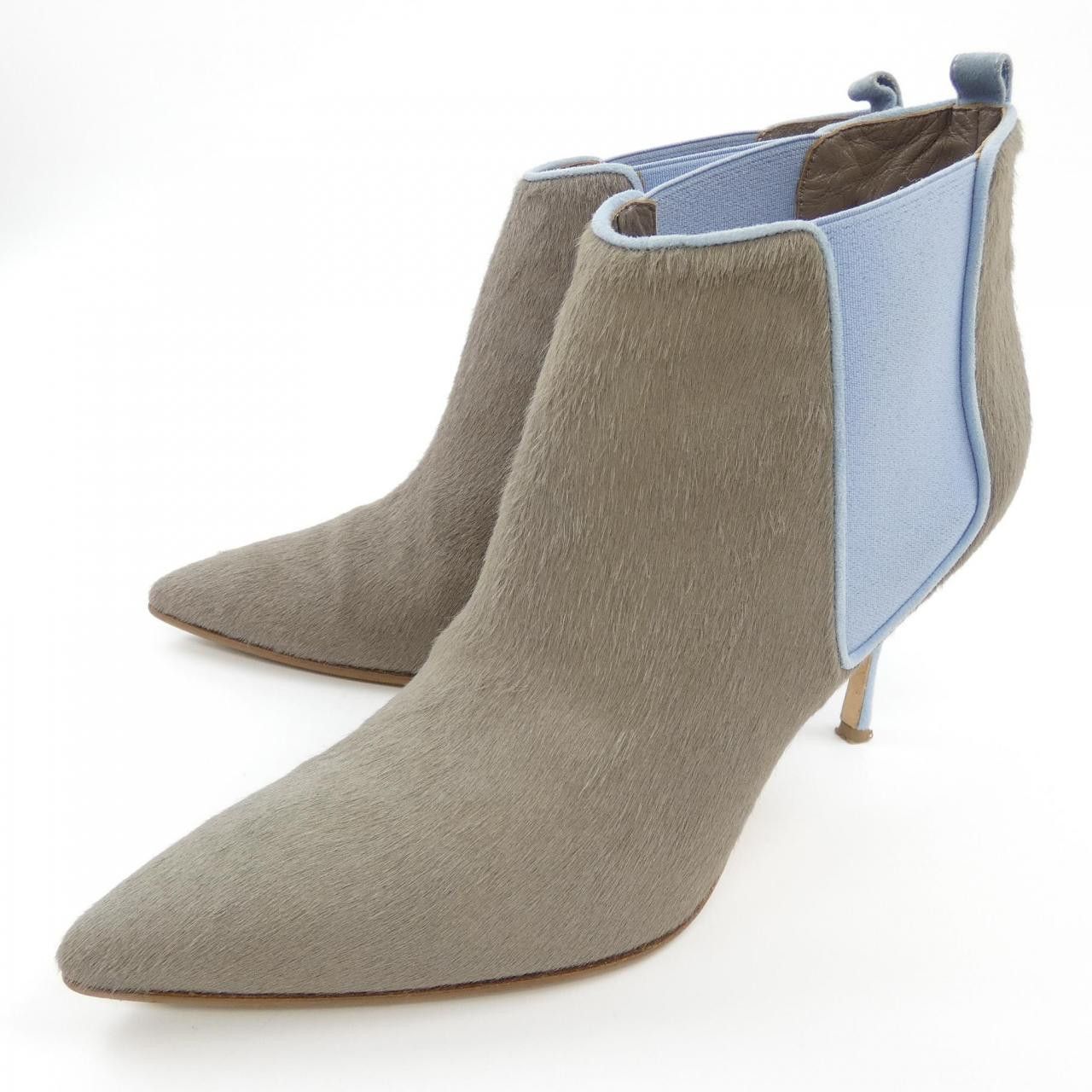 Manolo Blahnik Manolo Blahnik Manolo Blahnik Haircalf Boots Natural Material Shoes DUTY FREE for USA Size ONE SIZE - 3 Thumbnail