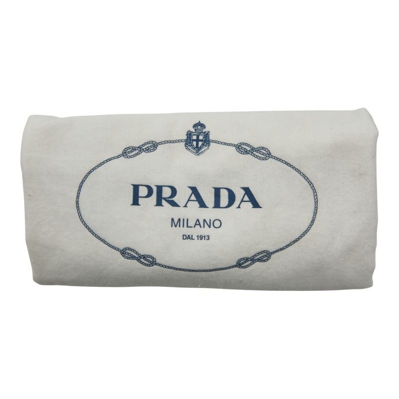 Prada Prada Triangle Logo Plate Leather 2way Bag Leather Shoulder Bag DUTY FREE for USA