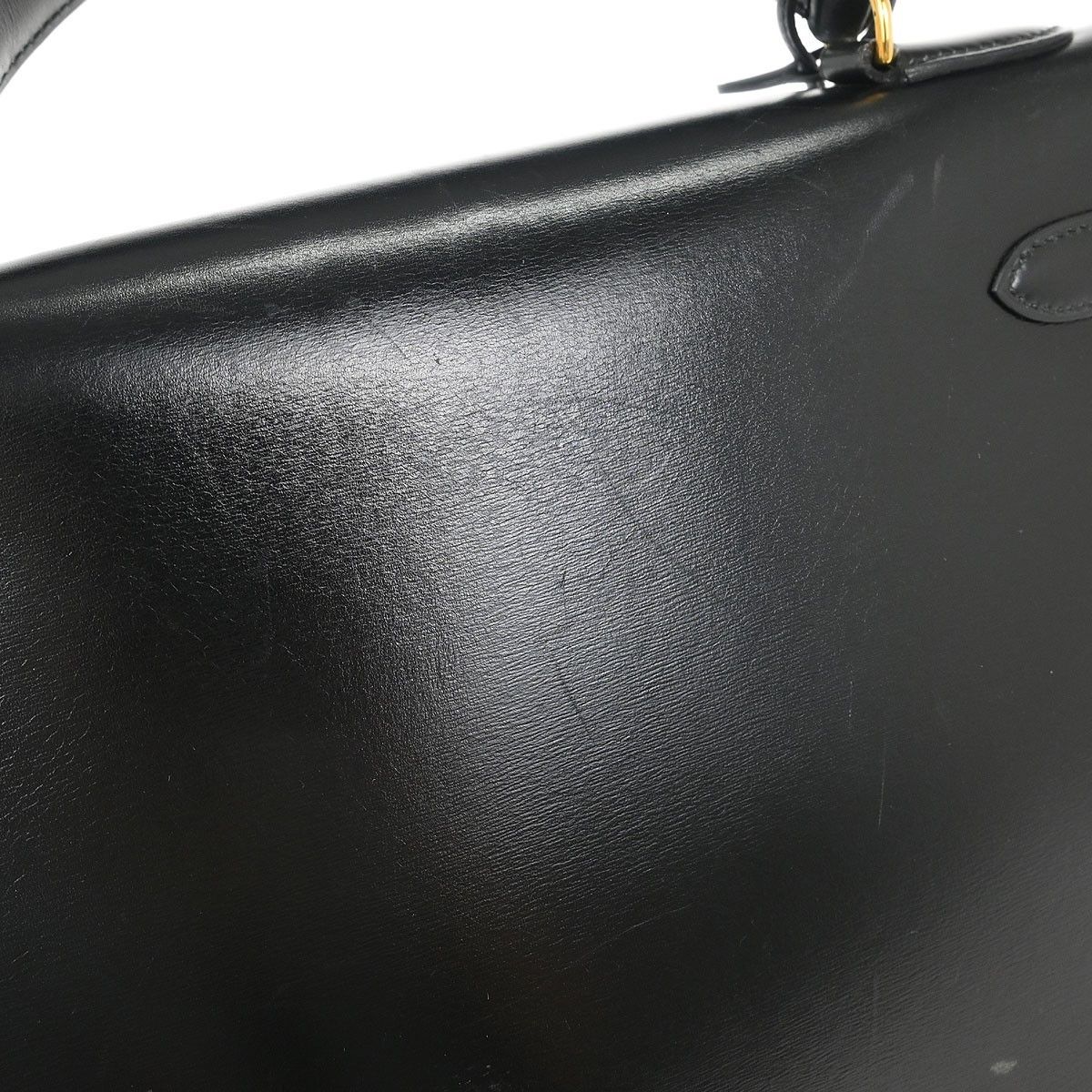 Hermes Hermes Kelly Handbag Black Box Calf with Gold Hardware Size ONE SIZE - 13 Thumbnail