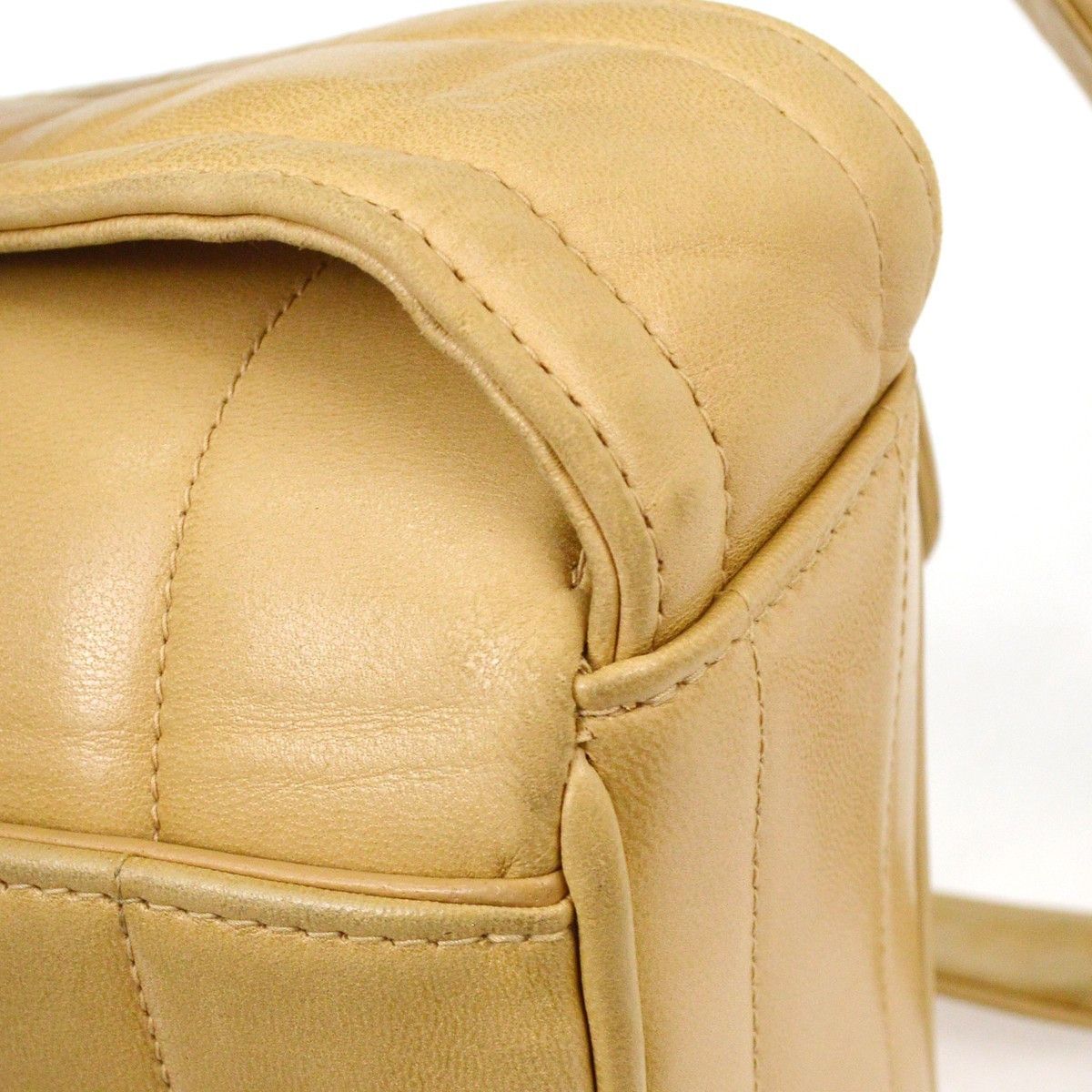 Chanel Vintage CC Flap Shoulder Bag Quilted Lambskin