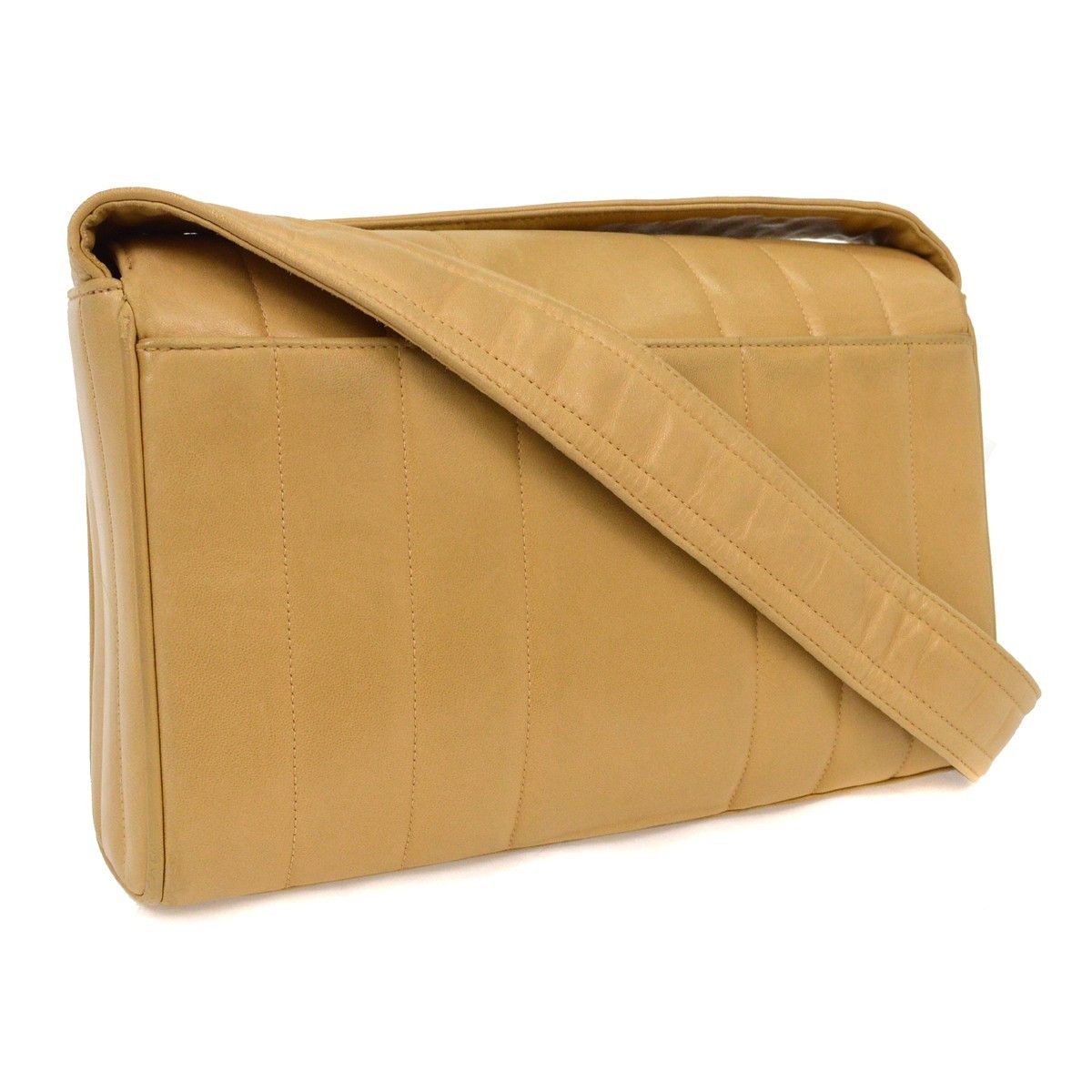 Chanel Vintage CC Flap Shoulder Bag Quilted Lambskin