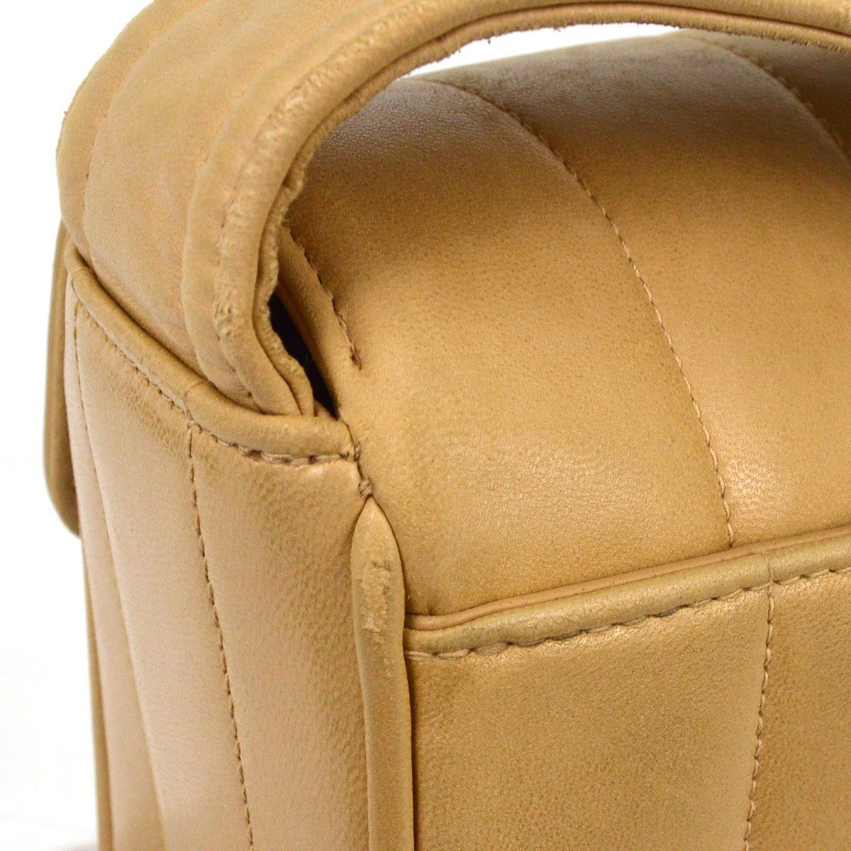 Chanel Vintage CC Flap Shoulder Bag Quilted Lambskin