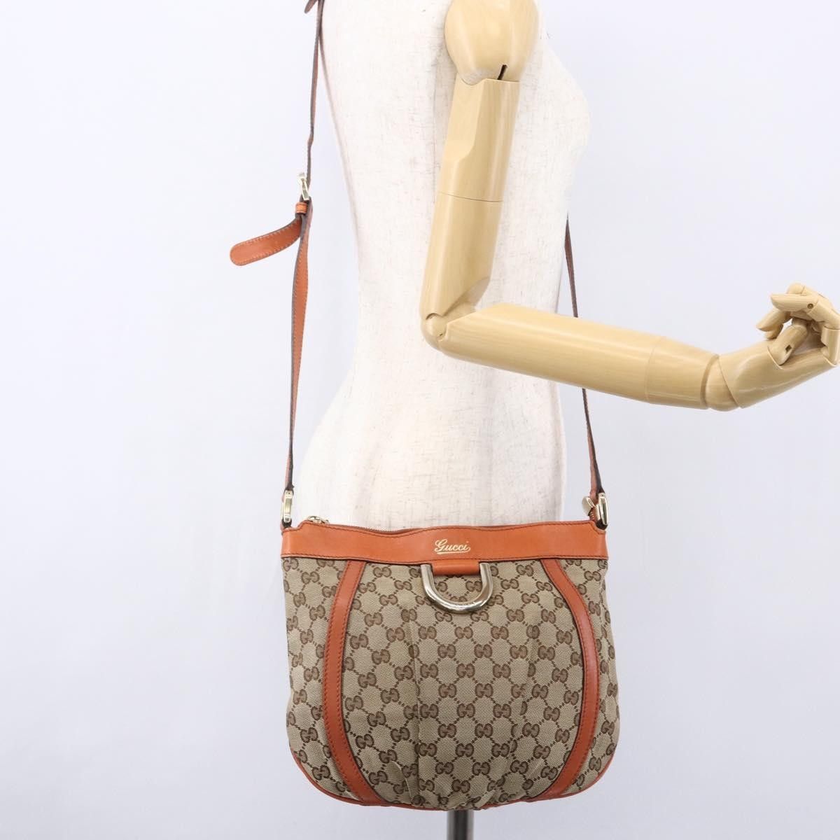 Gucci Gucci D Ring Messenger Bag GG Canvas Size ONE SIZE - 15 Thumbnail