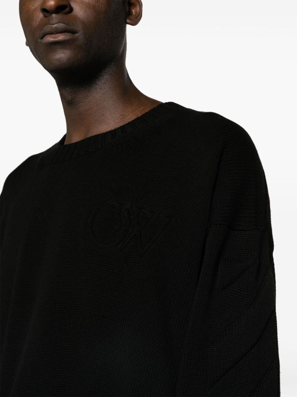 Off-White `3D Diag` Knit Crew-Neck Sweater Size US S / EU 44-46 / 1 - 4 Thumbnail