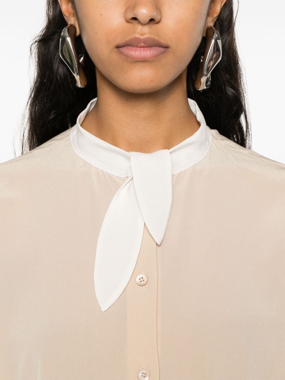 Prada Silk Shirt Size M / US 6-8 / IT 42-44 - 3 Thumbnail