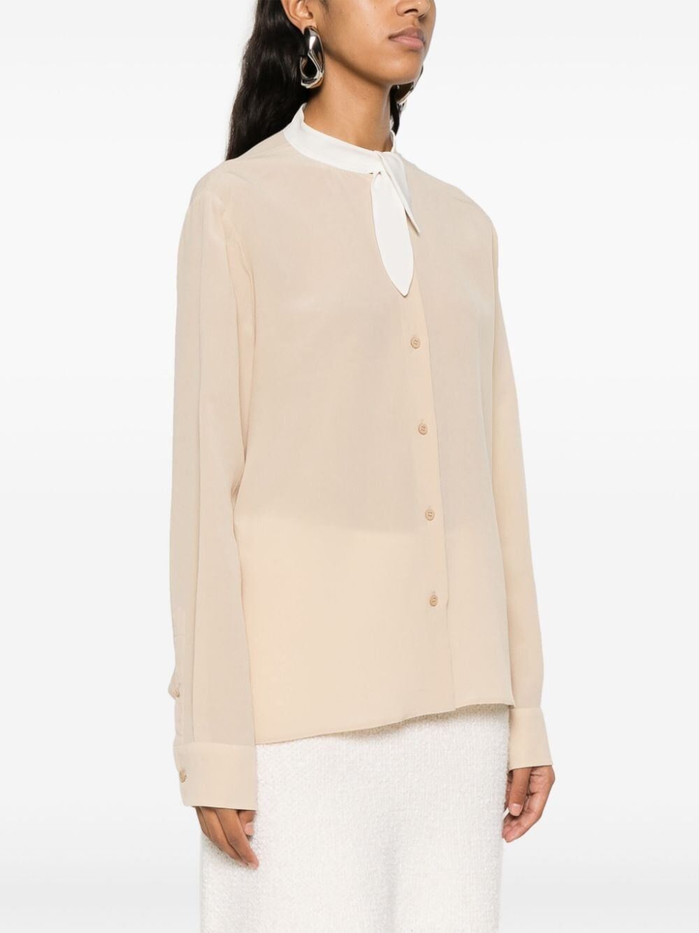 Prada Silk Shirt Size M / US 6-8 / IT 42-44 - 5 Thumbnail