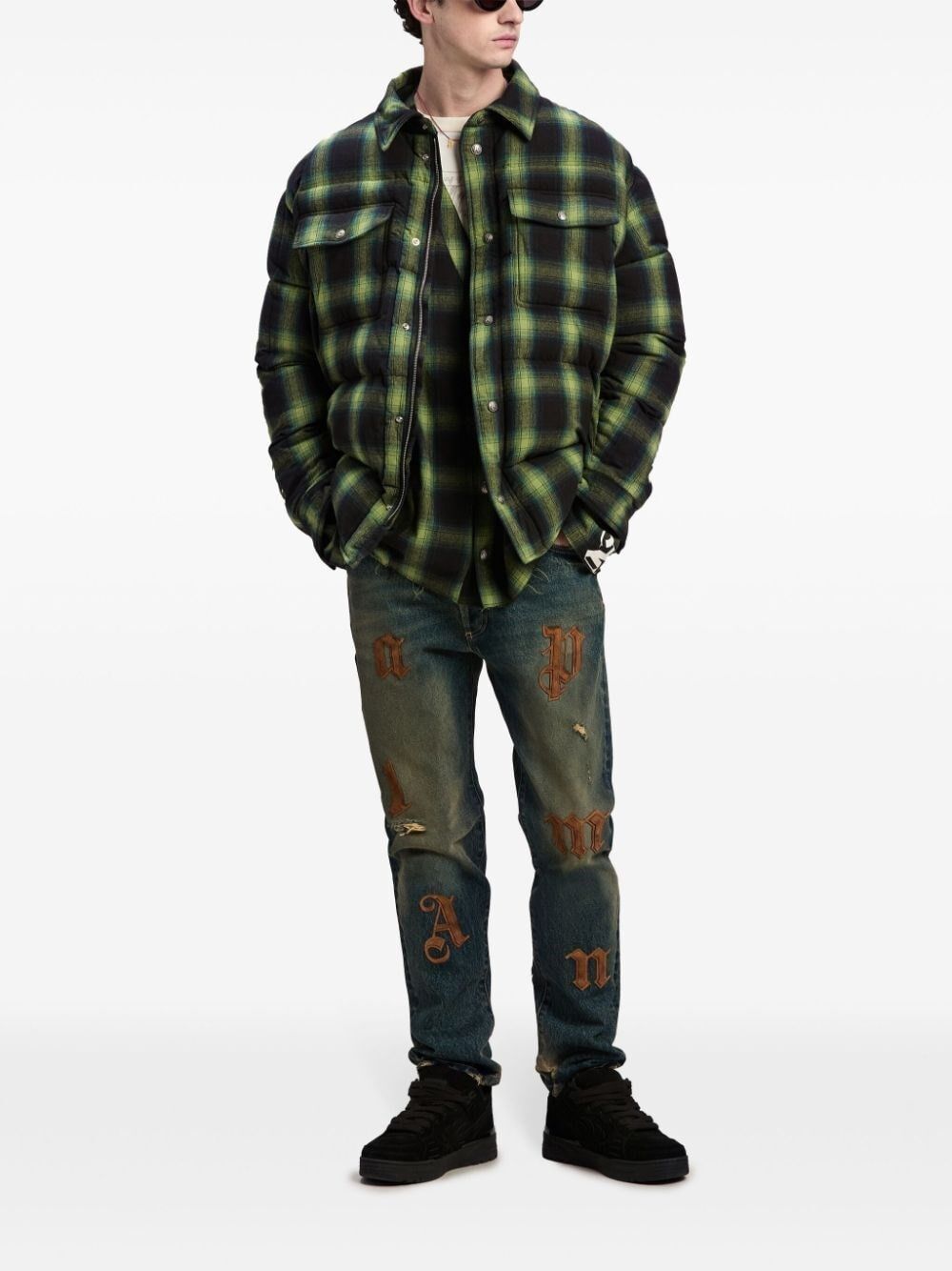 Palm Angels `Vertigo` Padded Shirt Size US S / EU 44-46 / 1 - 2 Thumbnail