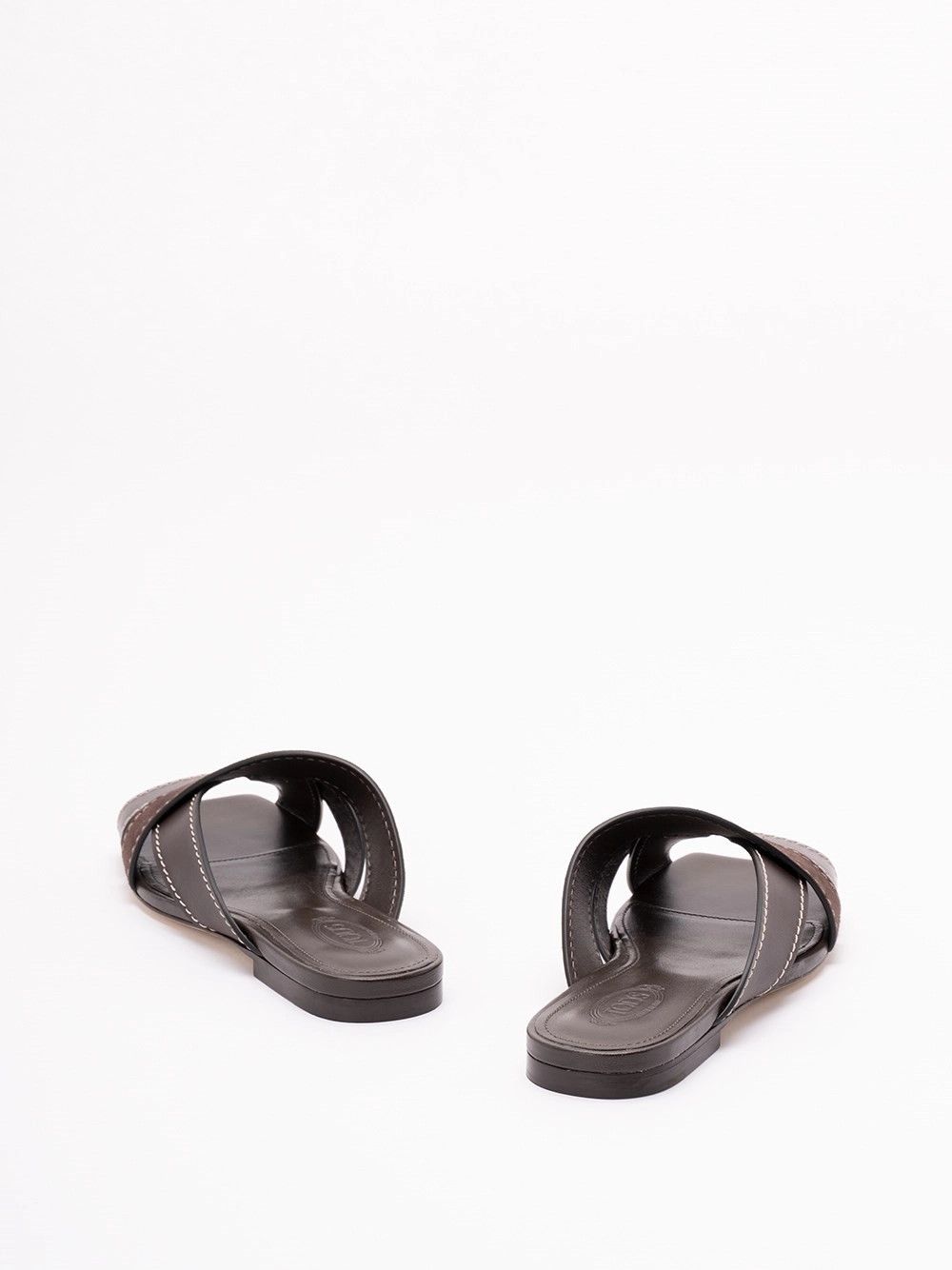 Tod's Sandals In Leather Size US 7 / IT 37 - 3 Thumbnail