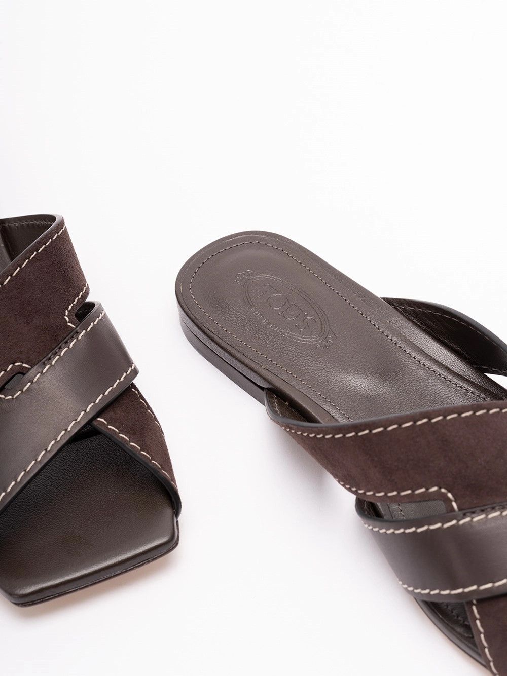 Tod's Sandals In Leather Size US 10 / IT 40 - 5 Thumbnail
