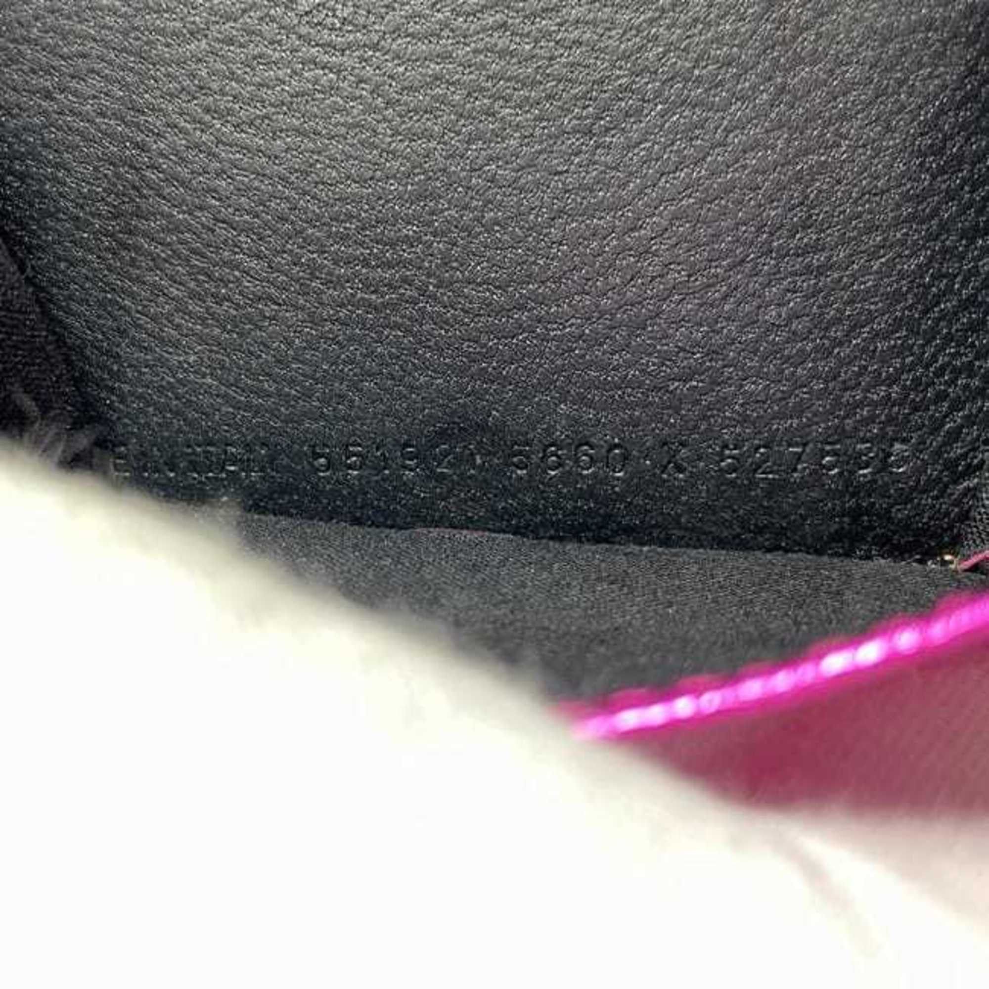 Balenciaga Balenciaga Tri-fold Wallet ec-24584 Pink Everyday 551921 5660 X 527538 Leather BALENCIAGA Compact Mini Folding Men's Women's Metallic Size ONE SIZE - 11 Thumbnail