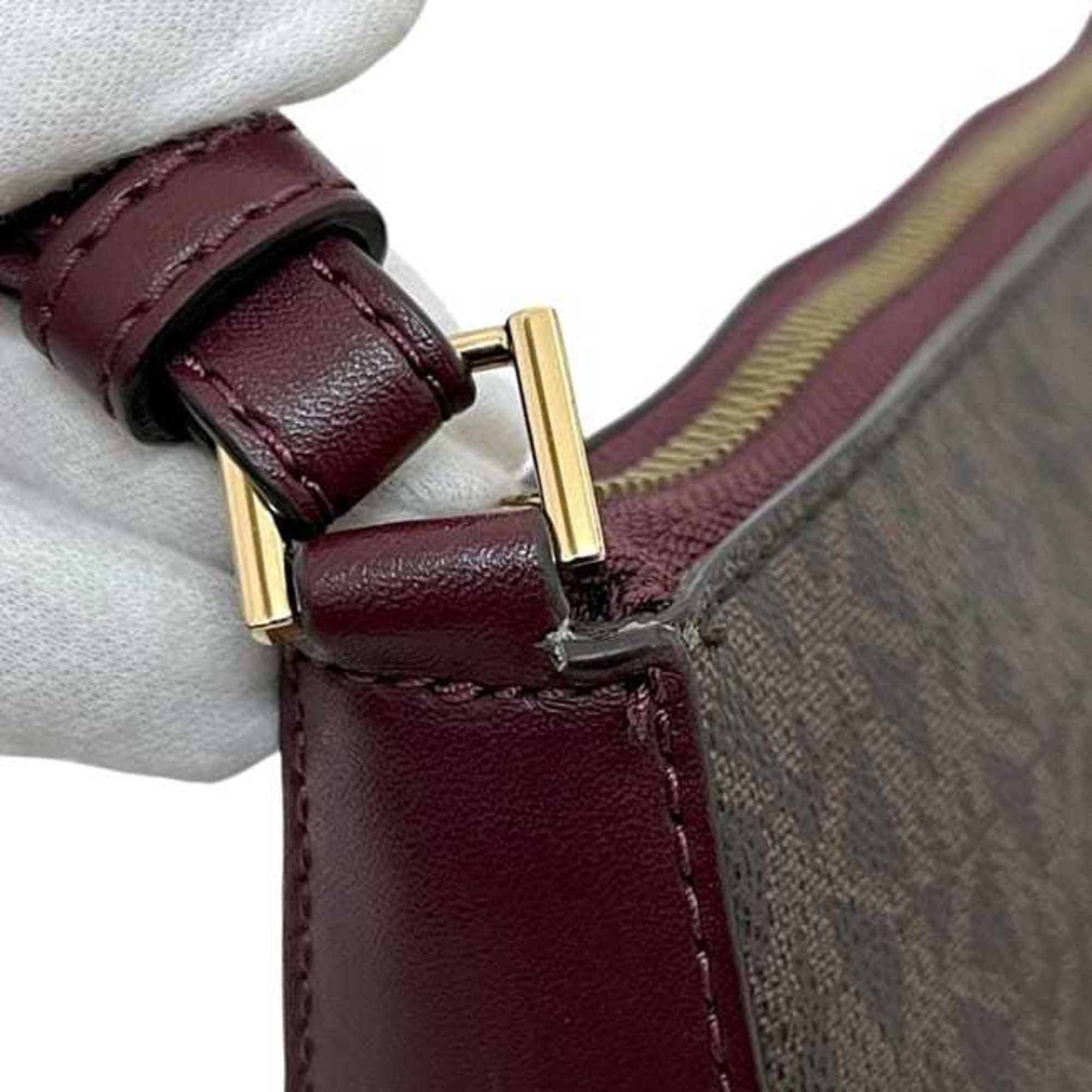 Michael Kors Michael Kors Jet Set Shoulder Bag f-24551 Brown/Bordeaux 35S1GTVC3B PVC Leather Crossbody Brown Women's ec-24551 Size ONE SIZE - 10 Thumbnail