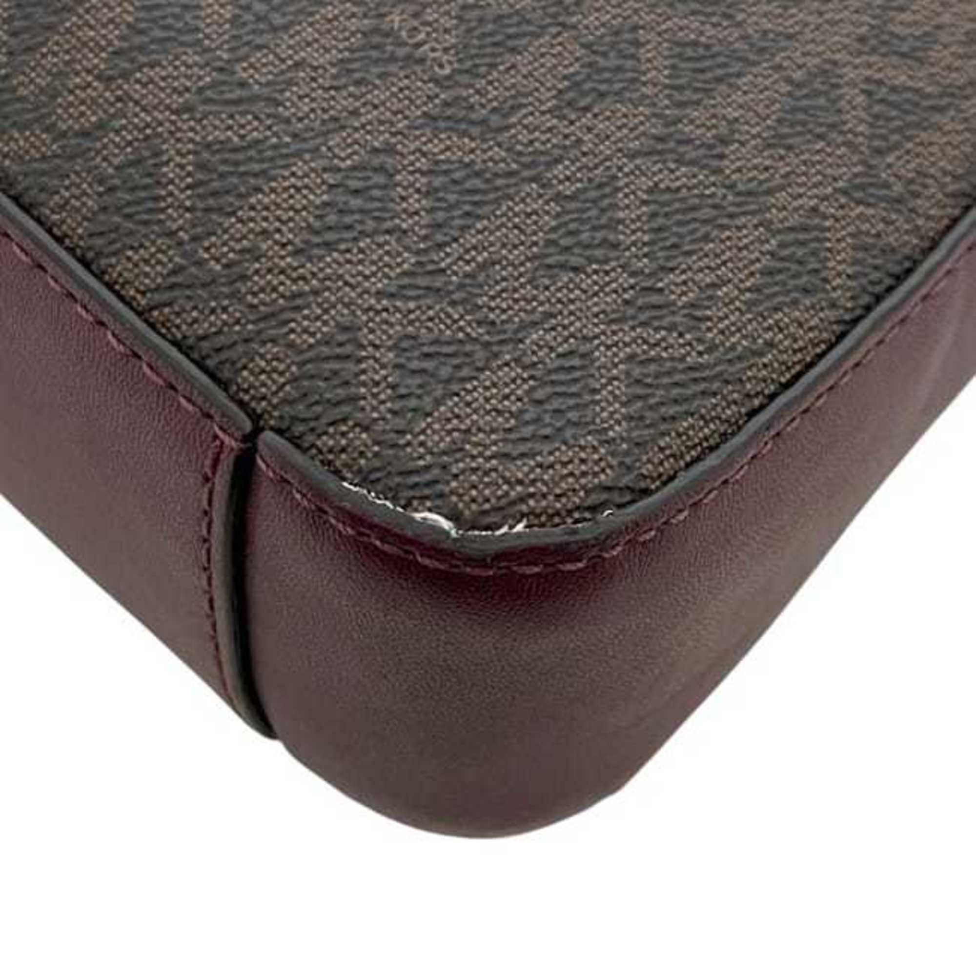 Michael Kors Michael Kors Jet Set Shoulder Bag f-24551 Brown/Bordeaux 35S1GTVC3B PVC Leather Crossbody Brown Women's ec-24551 Size ONE SIZE - 6 Thumbnail