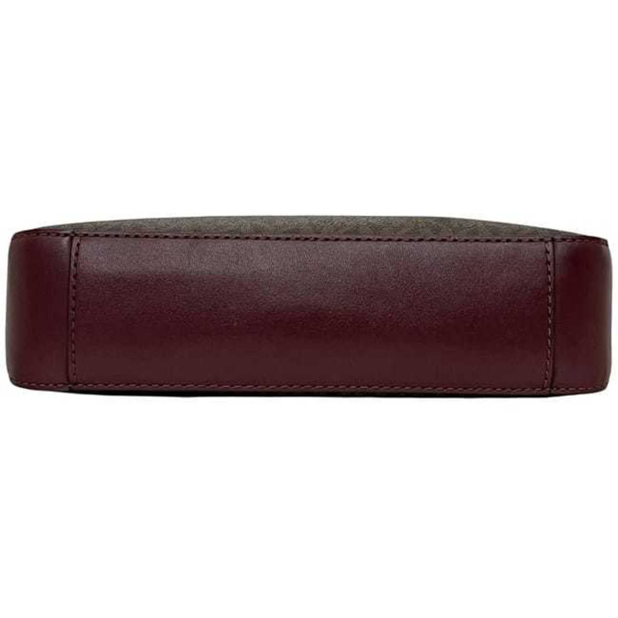 Michael Kors Michael Kors Jet Set Shoulder Bag f-24551 Brown/Bordeaux 35S1GTVC3B PVC Leather Crossbody Brown Women's ec-24551 Size ONE SIZE - 5 Thumbnail