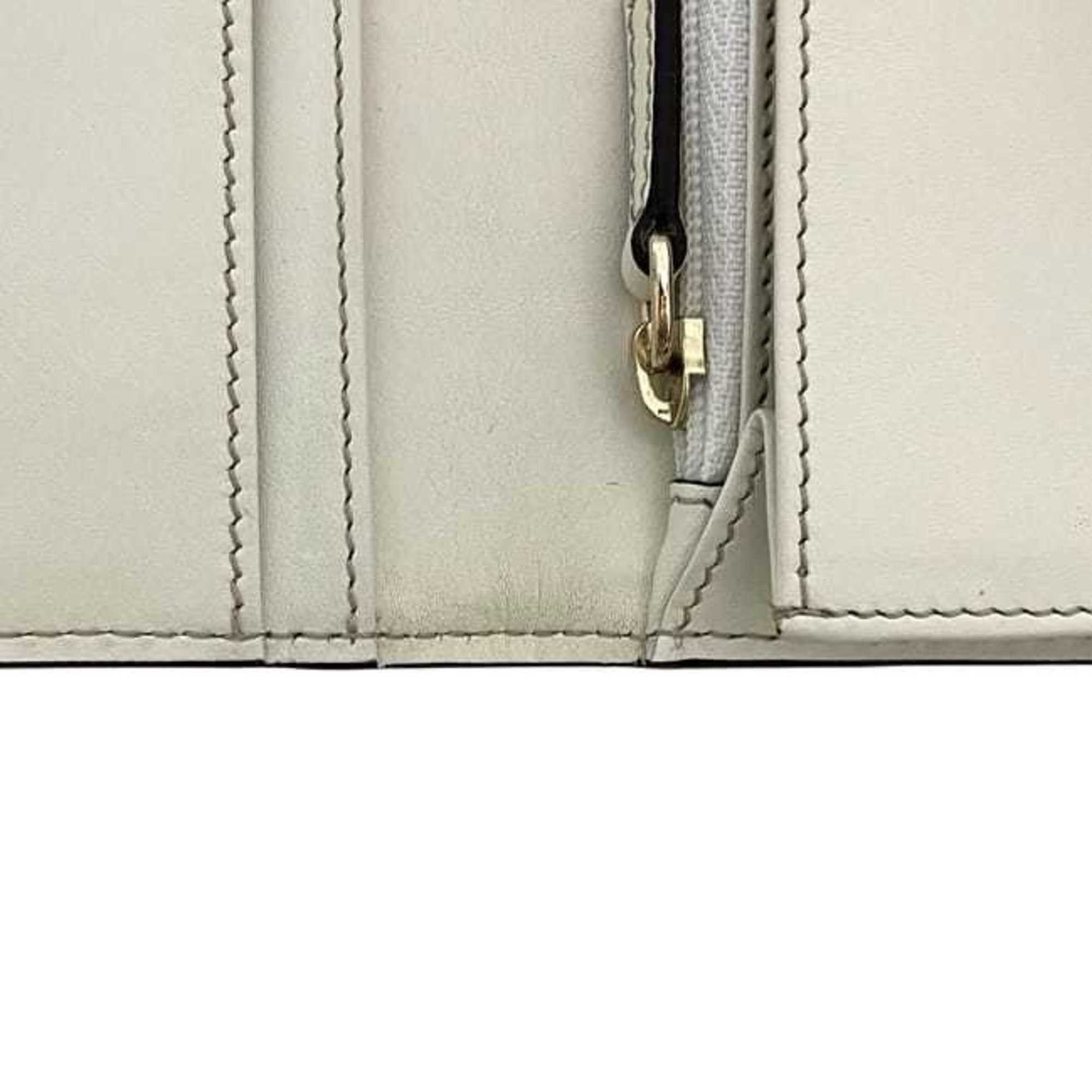 Celine Celine Bifold Long Wallet ec-24585 Beige White Macadam Canvas Leather PP-ST-0087 CELINE Plated Hardware for Men and Women Size ONE SIZE - 8 Thumbnail