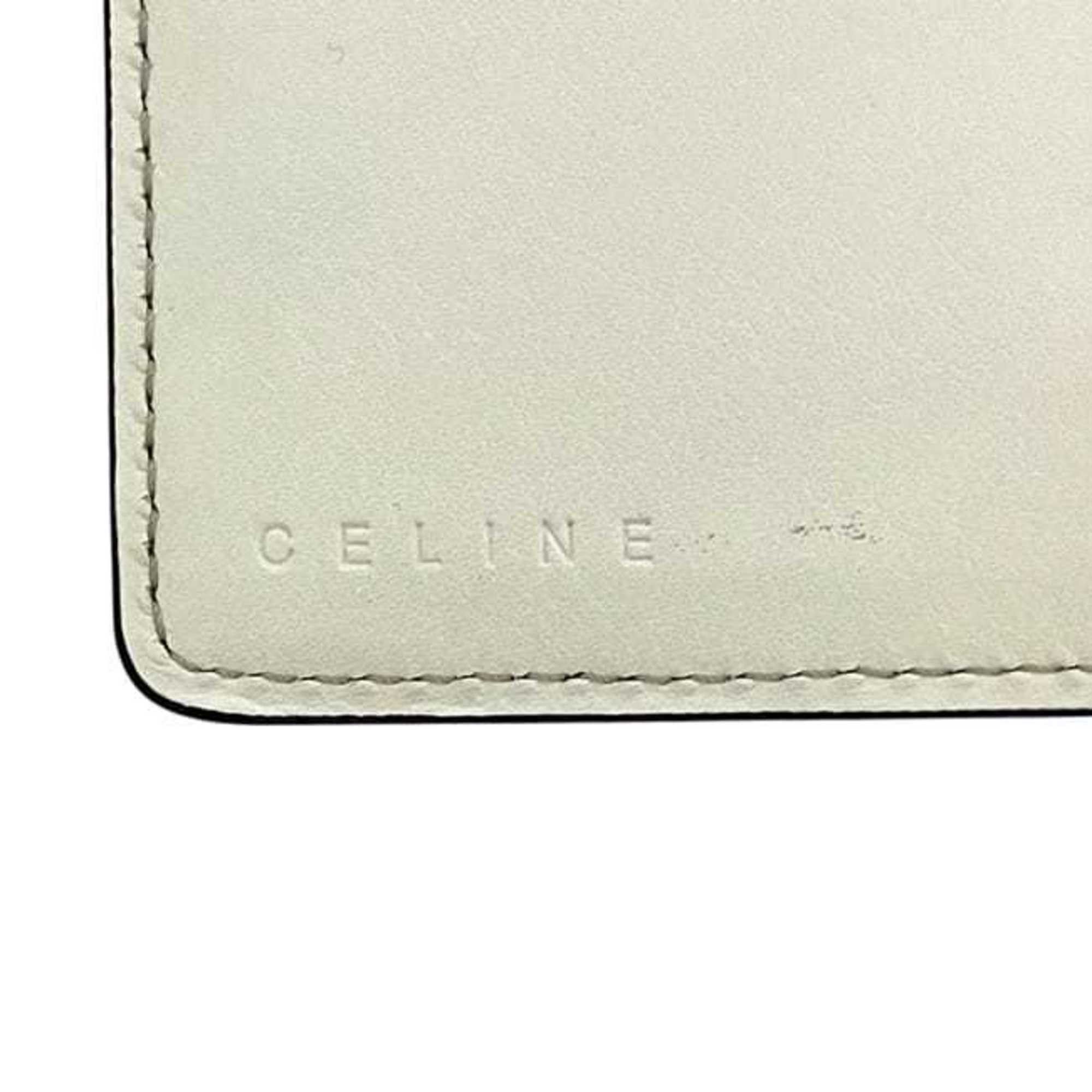 Celine Celine Bifold Long Wallet ec-24585 Beige White Macadam Canvas Leather PP-ST-0087 CELINE Plated Hardware for Men and Women Size ONE SIZE - 7 Thumbnail
